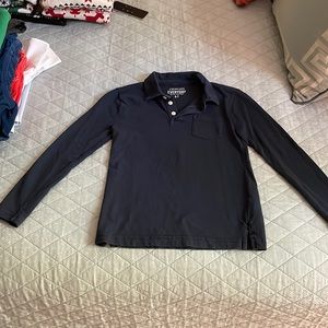 Crewcuts J Crew long sleeve cotton polo